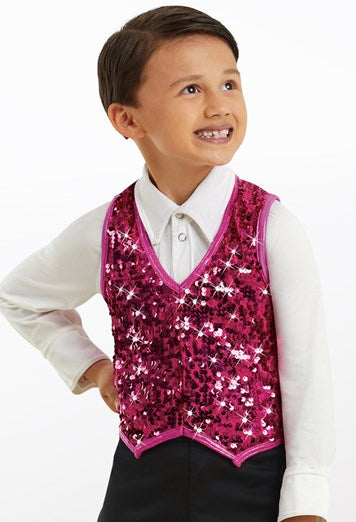 BIRTHDAY BASH ♡ BACK RIBBON FUR VEST Oshkosh B'Gosh - faux fur girl's vest - brown - Size 2T
