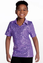 Load image into Gallery viewer, Sequin Collar Shirt - 11286
