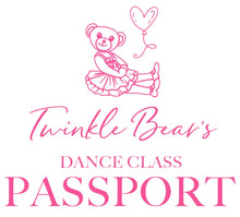 Load image into Gallery viewer, Twinkle Bear&#39;s Dance Class Passport
